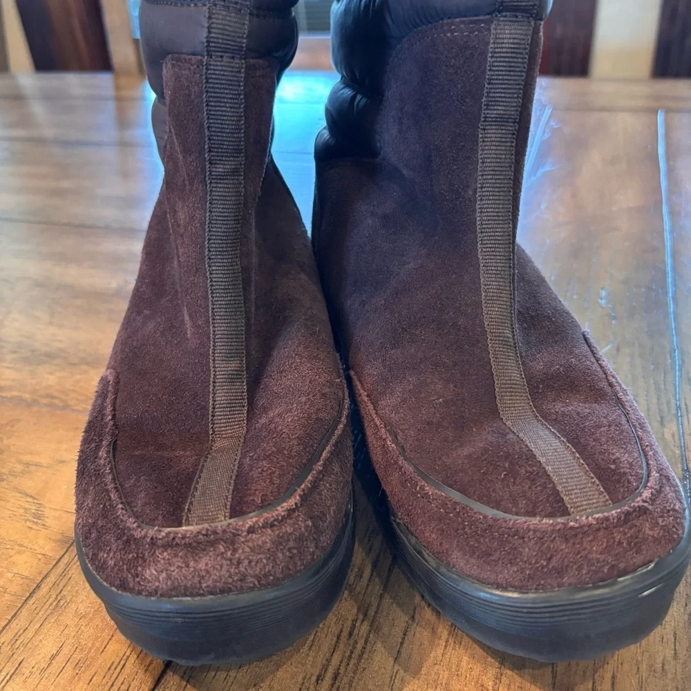 Land’s End Women’s Commuter Brown Suede Winter Boots, size 7.5,Snow Cold Weather